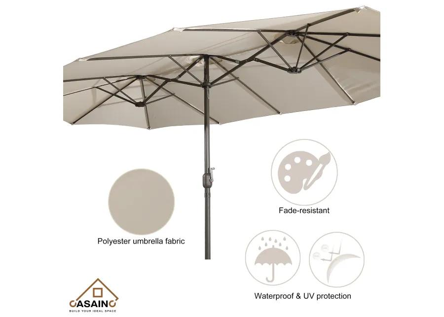 15ft Patio Maket Umbrella with base