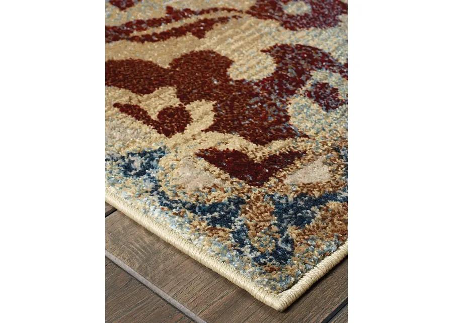 Empire 6'7" x 9'6" Gold Rug