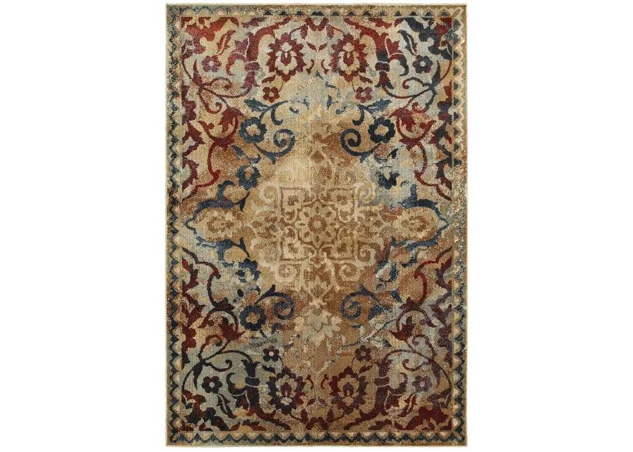 Empire 6'7" x 9'6" Gold Rug