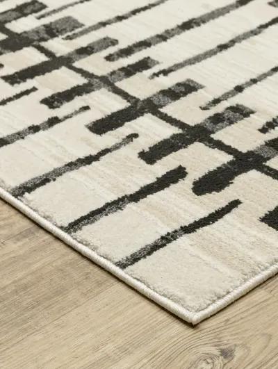 Raylan 5'3" x 7'6" Ivory Rug