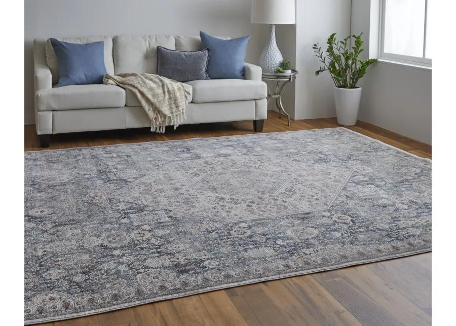 Marquette 39GUF Blue/Ivory 2'8" x 8' Rug