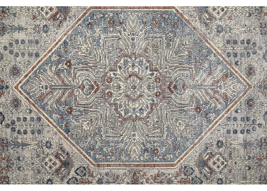 Marquette 39GUF Blue/Ivory 2'8" x 8' Rug