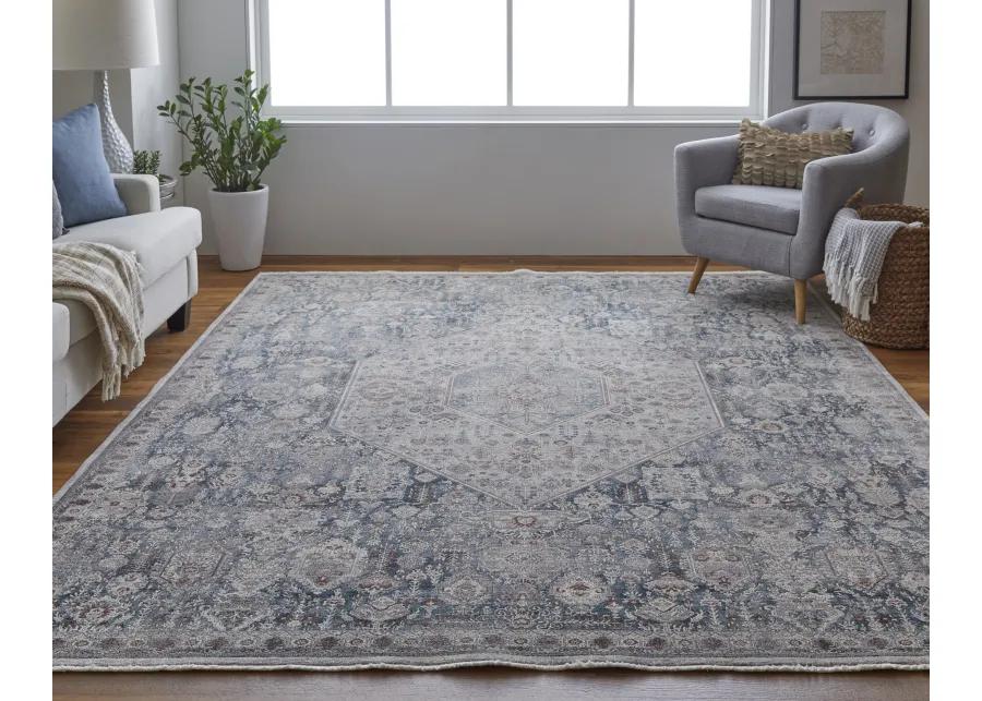 Marquette 39GUF Blue/Ivory 2'8" x 8' Rug