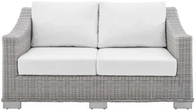 Modway - Conway Sunbrella® Outdoor Patio Wicker Rattan Loveseat