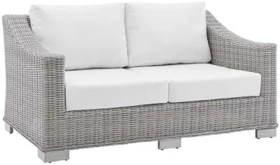 Modway - Conway Sunbrella® Outdoor Patio Wicker Rattan Loveseat