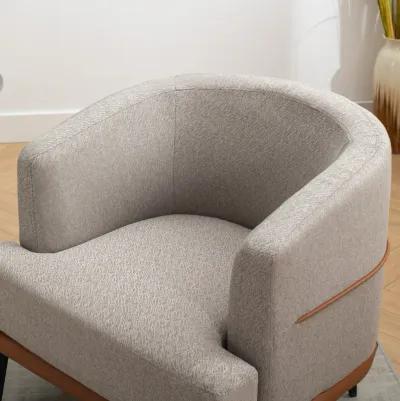 Merax Modern  Barrel Chair Upholstered Accent Chair