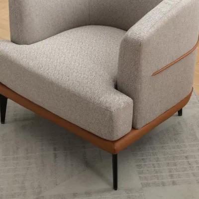 Merax Modern  Barrel Chair Upholstered Accent Chair