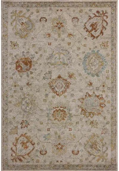 Mona Oatmeal/Multi 3'7" x 5'7" Accent Rug by Magnolia Home by Joanna Gaines x Loloi