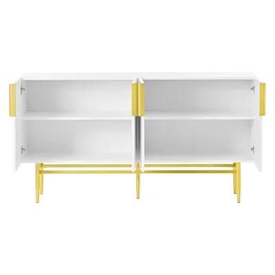 Merax Modern Elegant 4-door Sideboard Buffet Cabinet