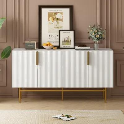 Merax Modern Elegant 4-door Sideboard Buffet Cabinet