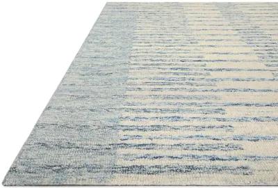 Chris CHR01 Ivory/Denim 5' x 7'6" Rug