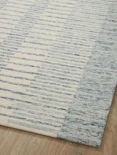 Chris CHR01 Ivory/Denim 5' x 7'6" Rug