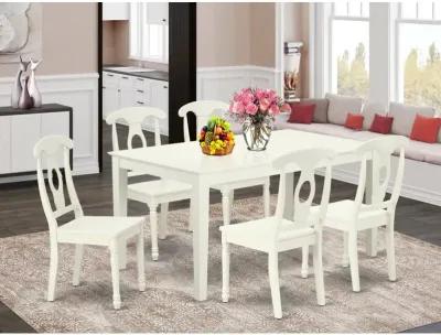 Dining Room Set Linen White