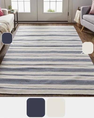 Duprine 0560F White/Ivory/Blue 8' x 11' Rug