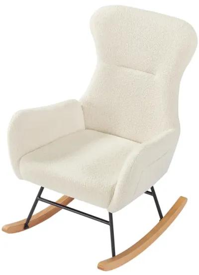 Teddy Fabric Rocking Chair