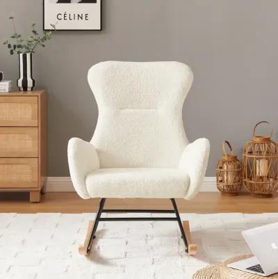 Teddy Fabric Rocking Chair