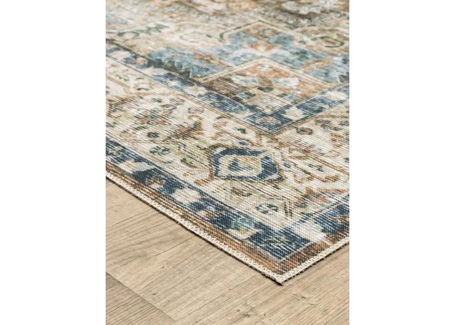 Charleston 3'6" x 5'6" Blue Rug