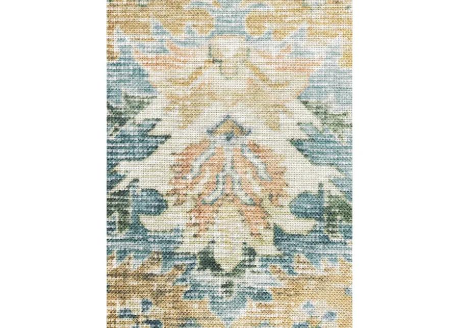 Charleston 3'6" x 5'6" Blue Rug