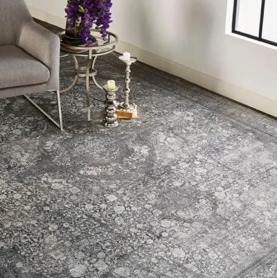 Sarrant 3967F Gray/Silver/Ivory 6'7" x 9'10" Rug