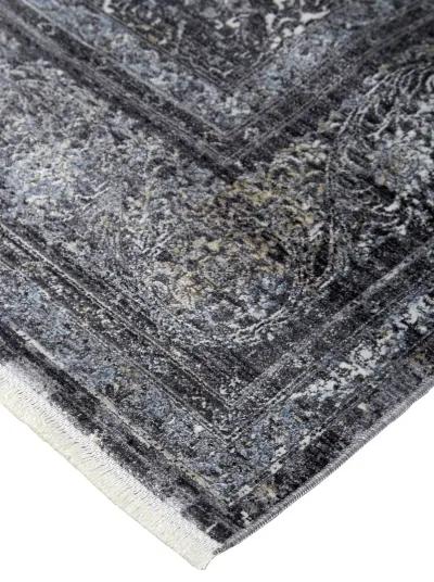 Sarrant 3967F Gray/Silver/Ivory 6'7" x 9'10" Rug