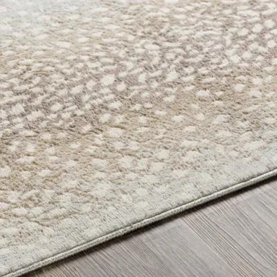 Roma ROM-2374 7'10' Round Beige Rug