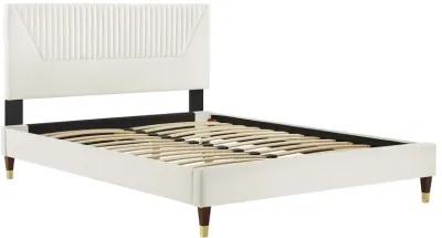 Modway - Yasmine Channel Tufted Performance Velvet Full Platform Bed