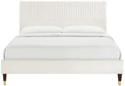 Modway - Yasmine Channel Tufted Performance Velvet Full Platform Bed