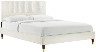 Modway - Yasmine Channel Tufted Performance Velvet Full Platform Bed