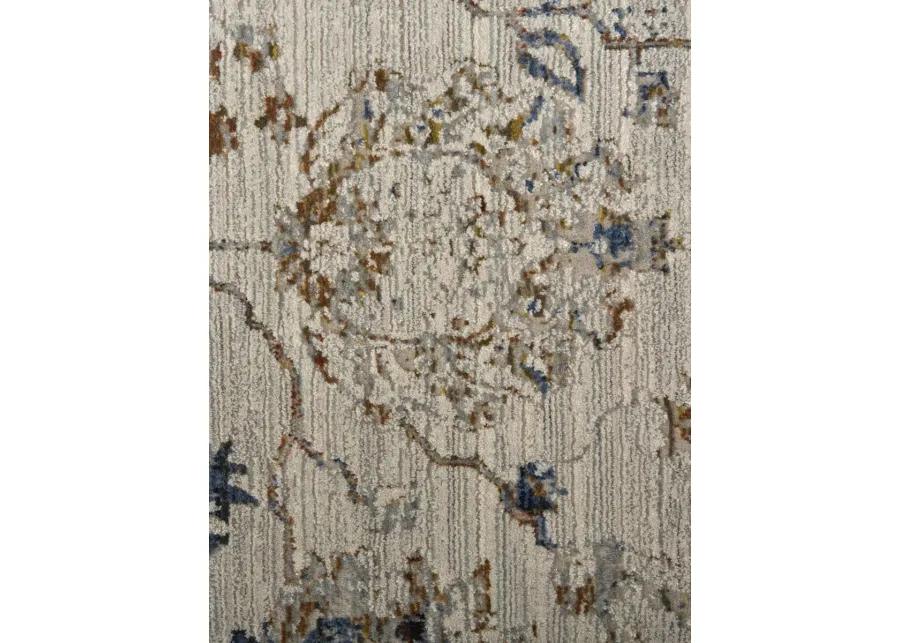 Kaia 39HRF Blue/Orange/Ivory 3' x 8' Rug