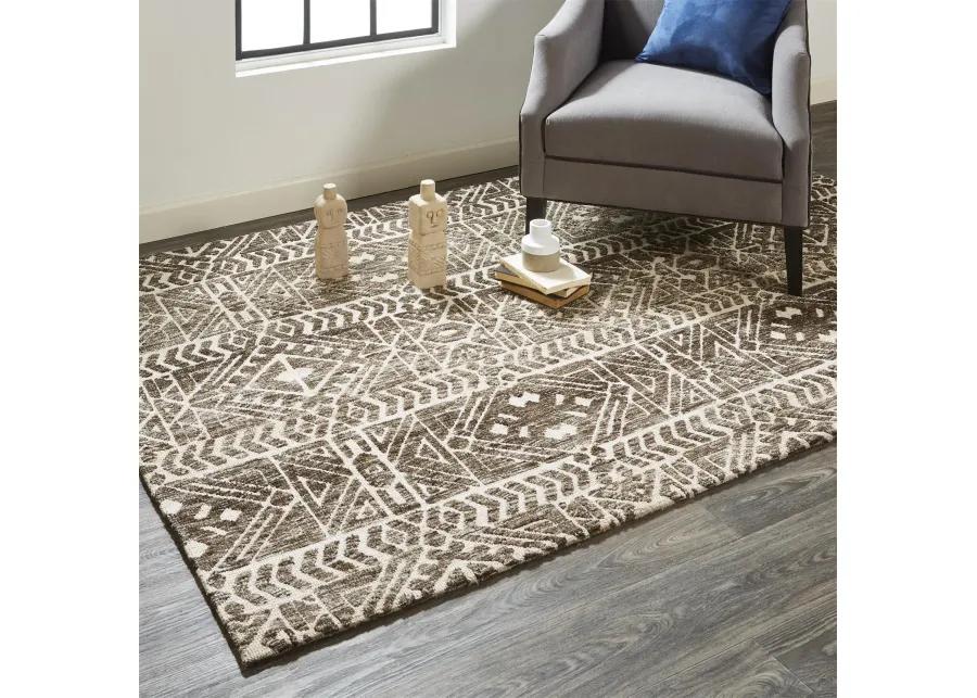 Colton 8627F Brown/Taupe/Ivory 2' x 3' Rug