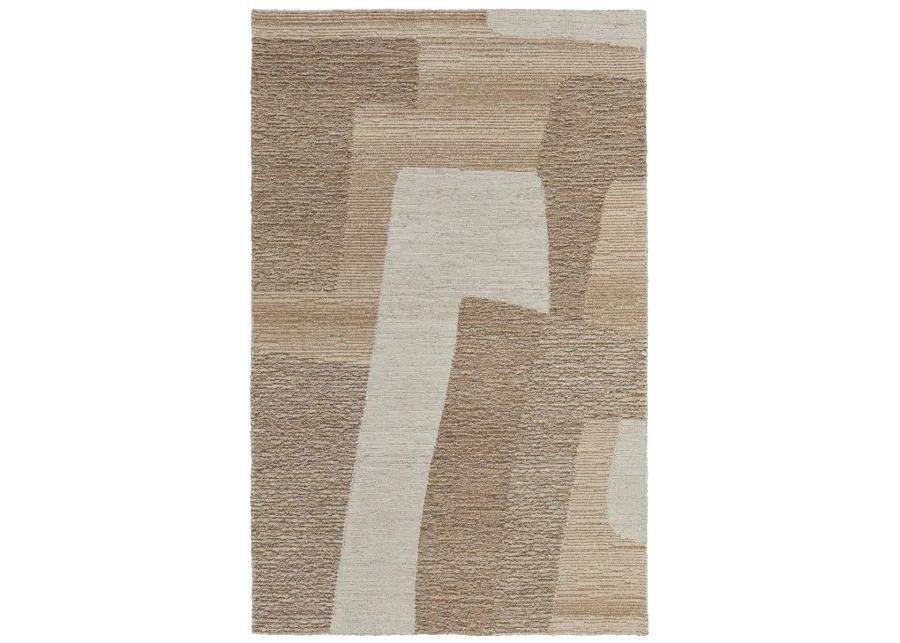 Pollock 8953F 3'6" x 5'6" Brown/Tan/Ivory Rug