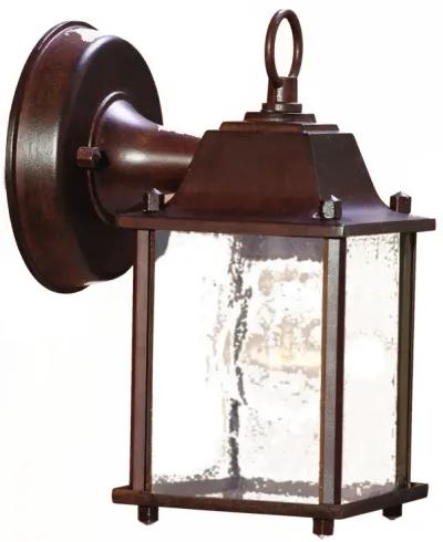 Homezia Dark Brown Hanging Waterfall Glass Lantern Wall Light