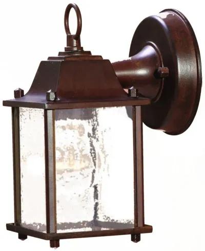 Homezia Dark Brown Hanging Waterfall Glass Lantern Wall Light