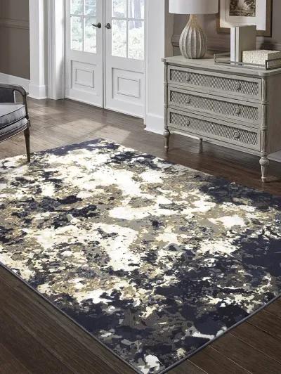 Bowen 6'7" x 9'6" Navy Rug