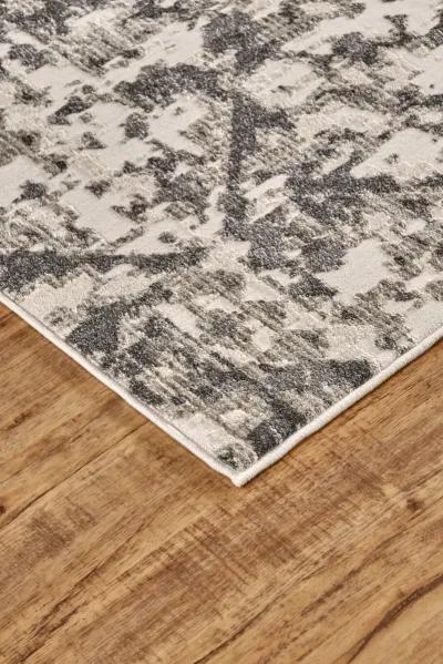 Kano 3876F Gray/Ivory/Silver 5'3" x 7'6" Rug