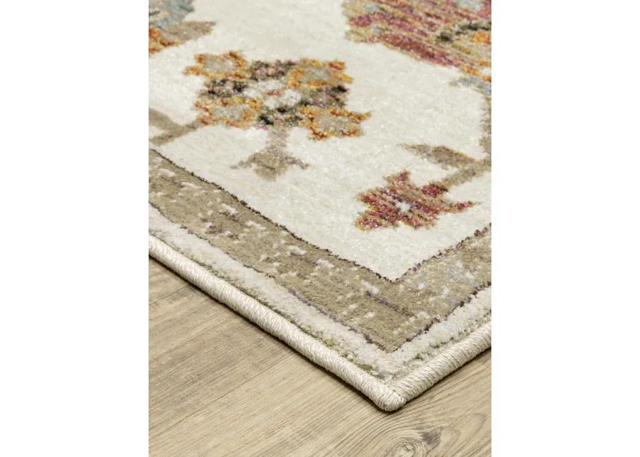 Andorra 2'3" x 8' Ivory Rug