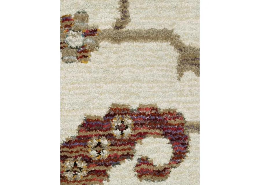 Andorra 2'3" x 8' Ivory Rug