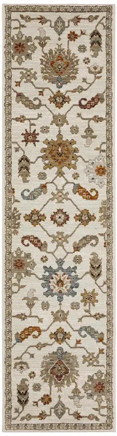 Andorra 2'3" x 8' Ivory Rug