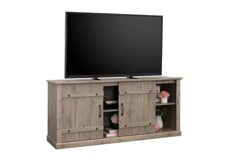 Sauder Select TV Credenza with Sliding Doors