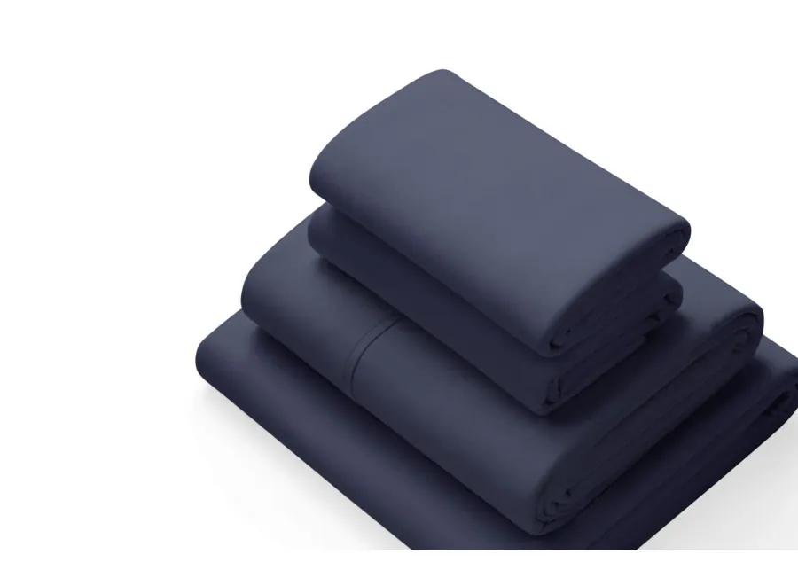 Dusky Navy California King Sheet Set