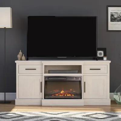 Ameriwood Home Gablewood Electric Fireplace & TV Console for TVs up to 65"