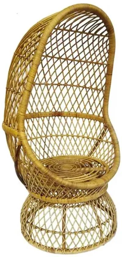 Rattan Capsule Chair