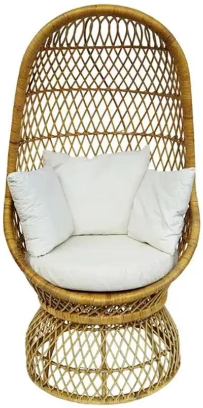 Rattan Capsule Chair