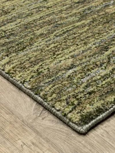 Strada 6'7" x 9'6" Green Rug