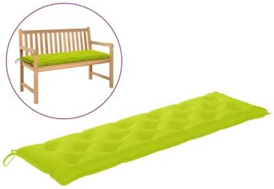 vidaXL Garden Bench Cushion Bright Green 70.9"x19.7"x2.8" Fabric