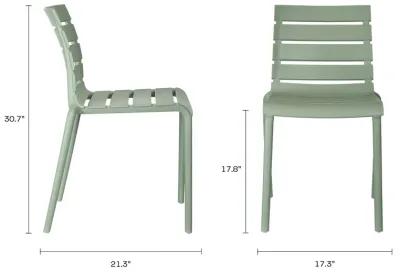 STACKABLE OUTDOOR & INDOOR  RYLAN CHAIR (Set of 2)