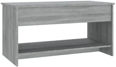 vidaXL Coffee Table Gray Sonoma 40.2"x19.7"x20.7" Engineered Wood