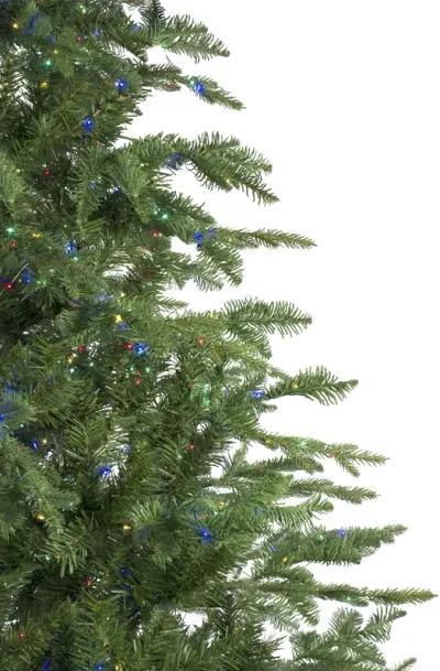 7.5' Pre-Lit Medium Ashland Sitka Spruce Artificial Christmas Tree - Multicolor LED Lights