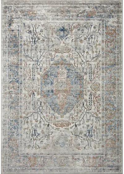 Bianca BIA02 Stone/Multi 3'4" x 5'7" Rug