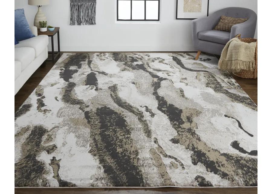 Vancouver 39FGF Ivory/Brown/Taupe 8' x 10' Rug